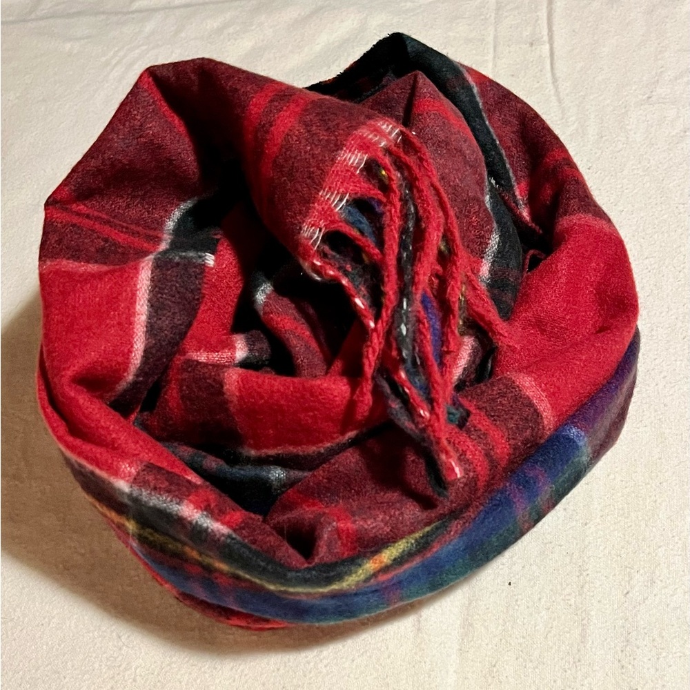 NEW Style & Co. Red, White and Black Plaid Scarf - Picture 5 of 7